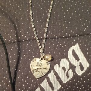 Silver Heart Pendant Necklace